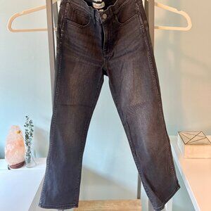 NWT MADEWELL Petite Mid-Rise Stovepipe Jeans in Bridley Wash